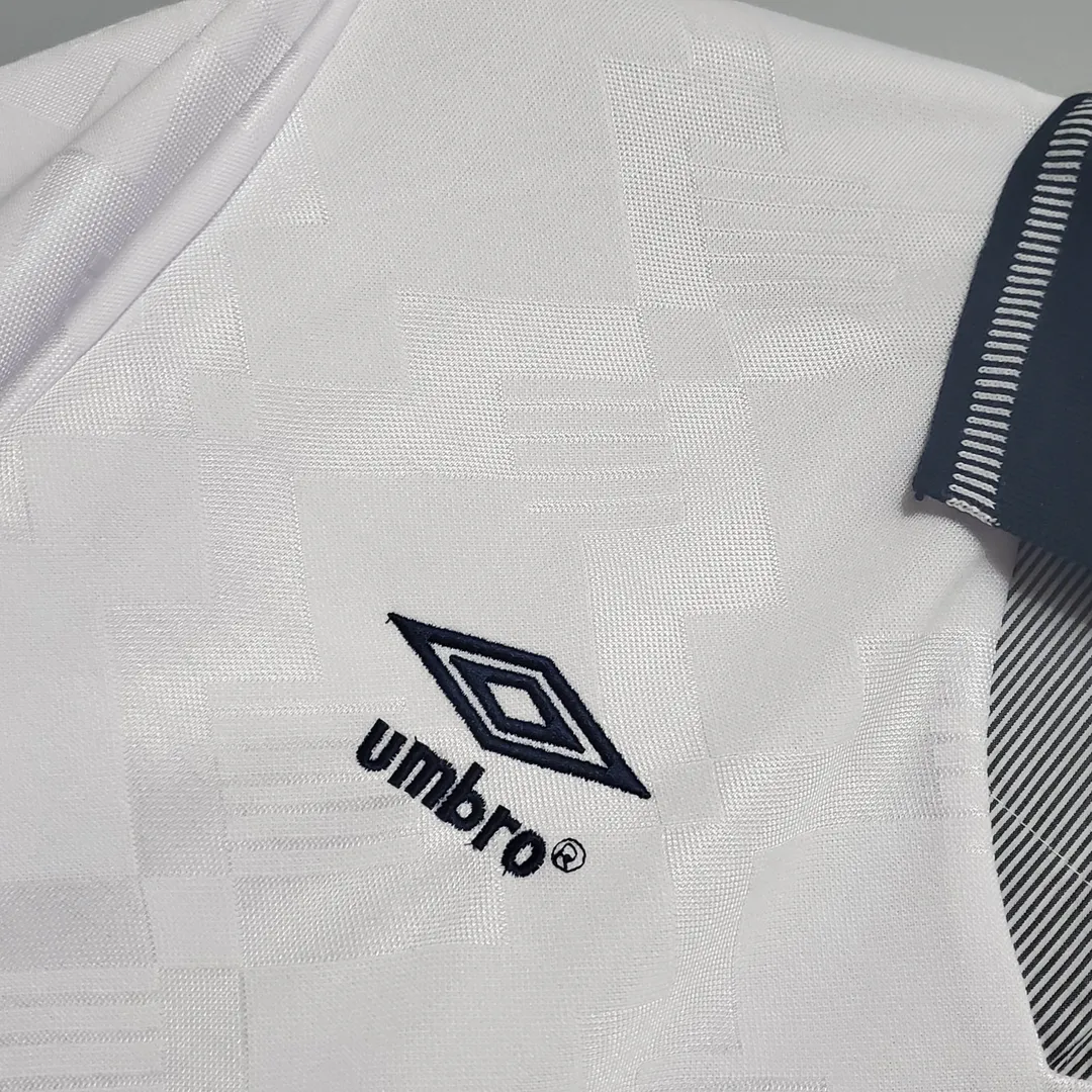 1990 Retro England Home Jersey--3