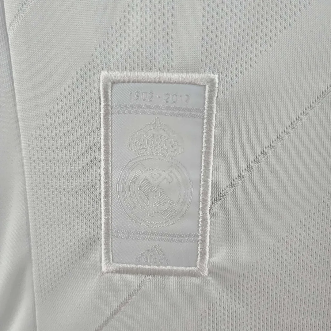 Camiseta Retro Real Madrid Primera Equipación 2017/18--9
