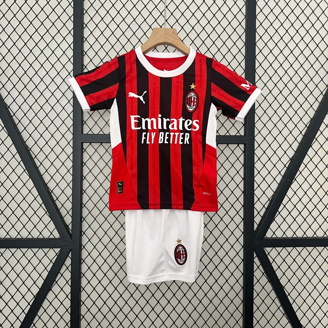 Maillot Kit Enfant AC Milan Domicile 2024/25