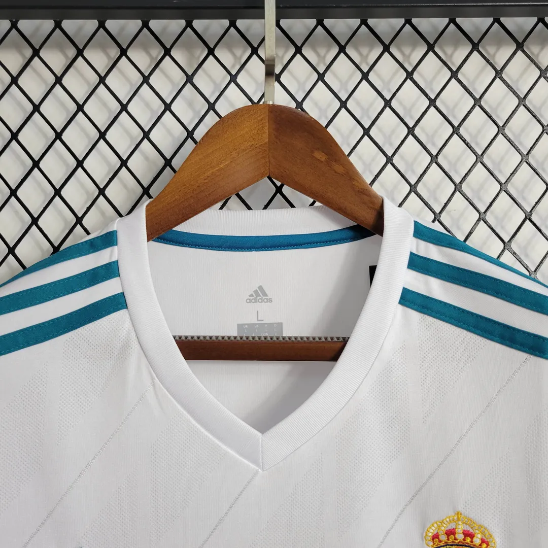 Maglia Retro Real Madrid Home 2017/18 Maniche Lunghe--5