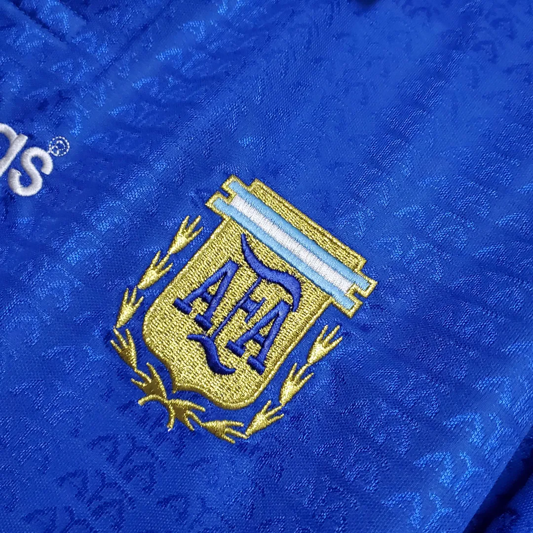 1994 Retro Argentina National Team Away Jersey--6