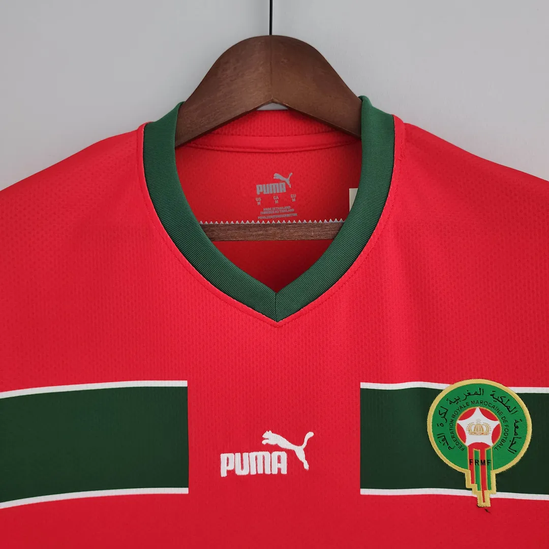 2022 FIFA World Cup Morocco National Team Home Shirt--2