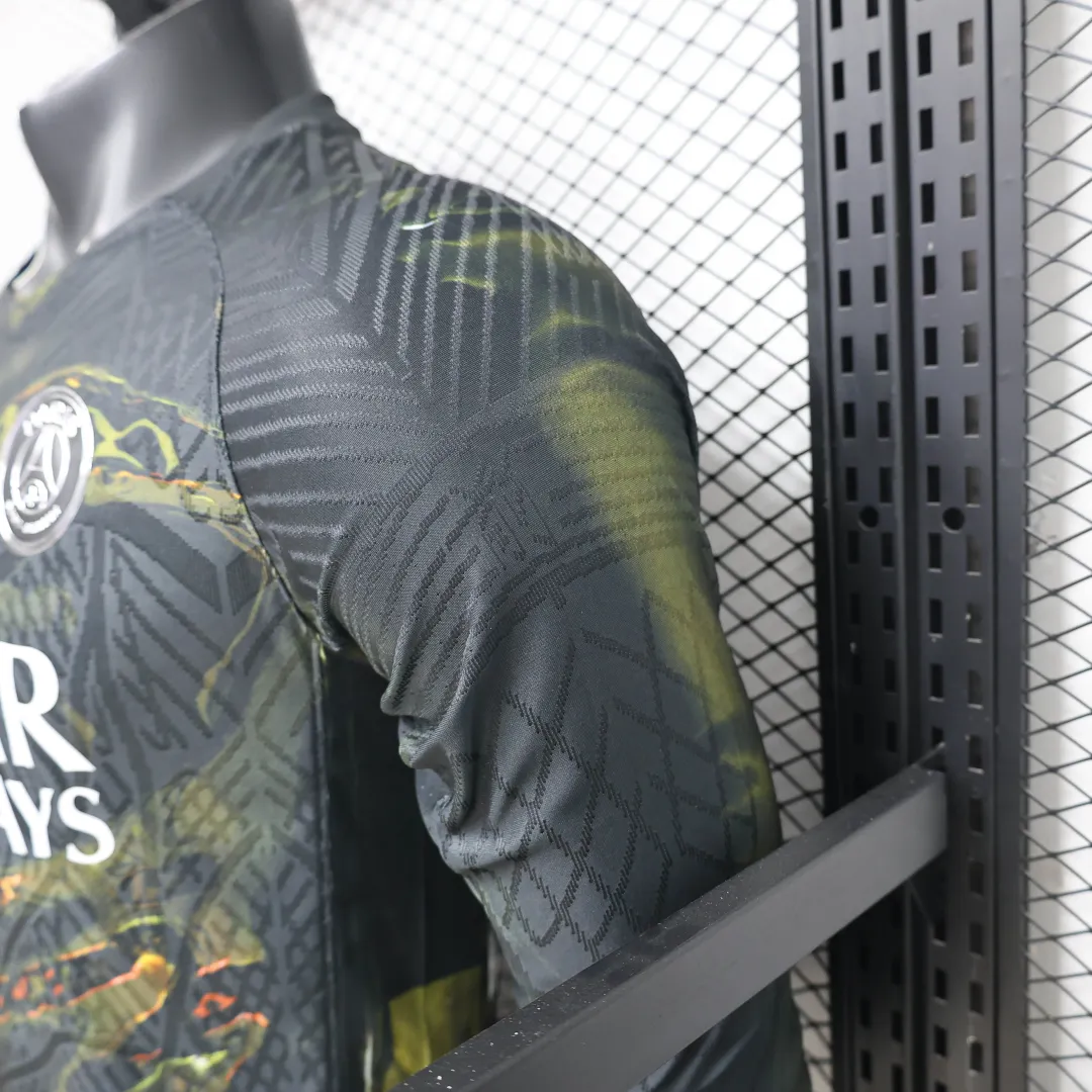 2025/2026 Player Version Long Sleeve Psg Paris Saint-Germain Night Edition Shirt--6
