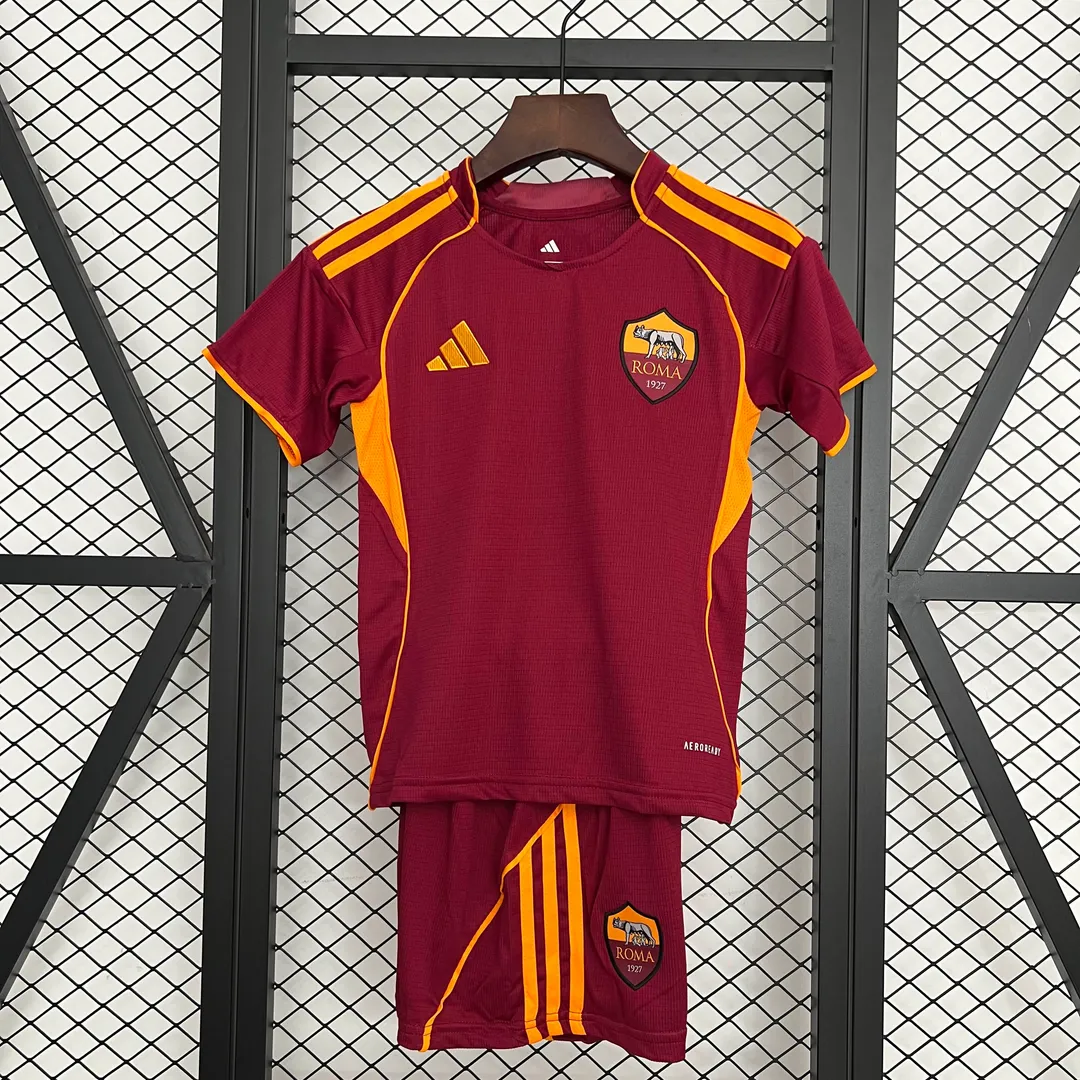 Maillot Kit Enfant AS Roma Domicile 2025/26