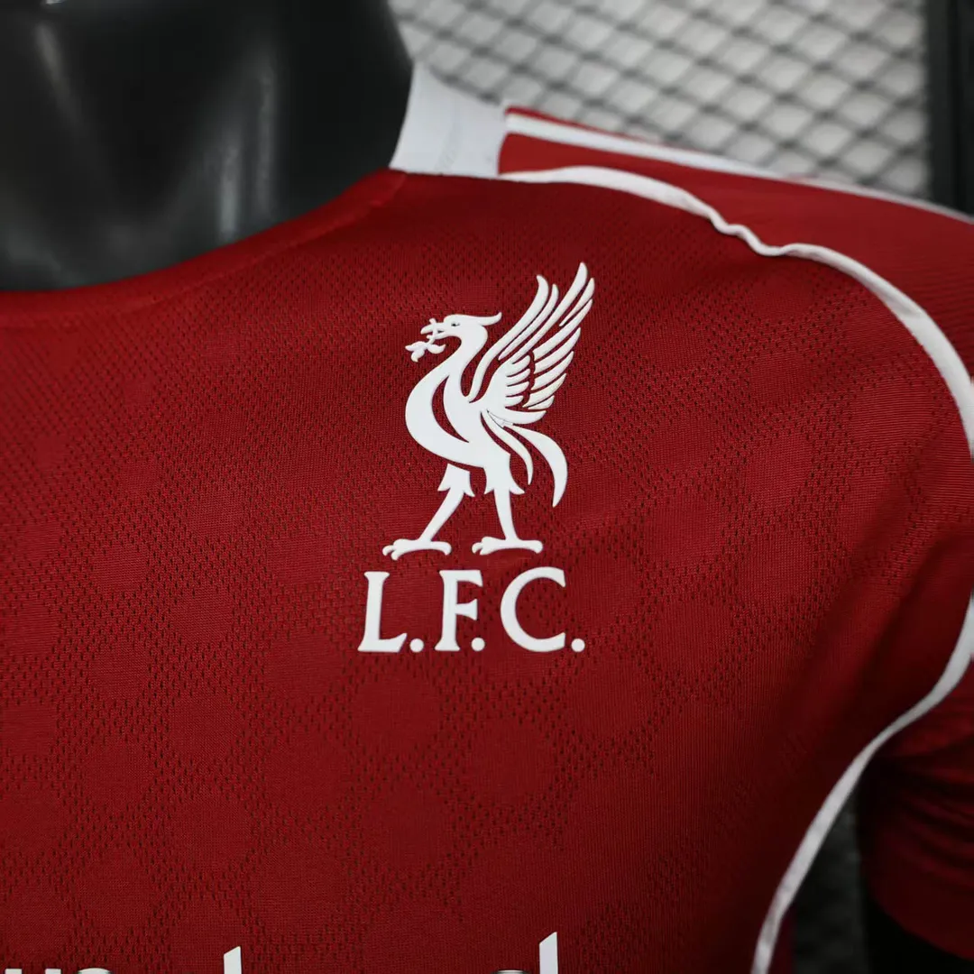 2025/2026 Player Version Liverpool Home Shirt--5