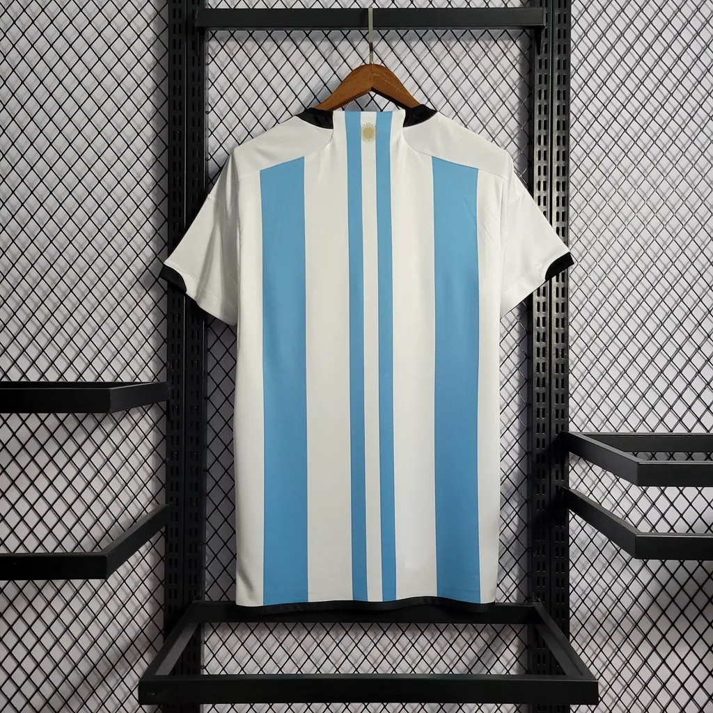Maglia Argentina Home 2022 Mondiali FIFA--1