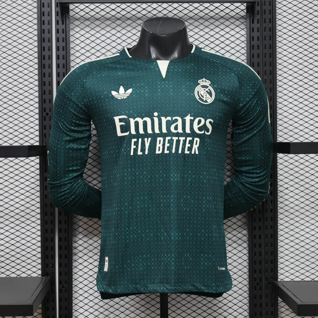 Camiseta Real Madrid Segunda Equipación 2026/27 Versión Jugador Manga Larga