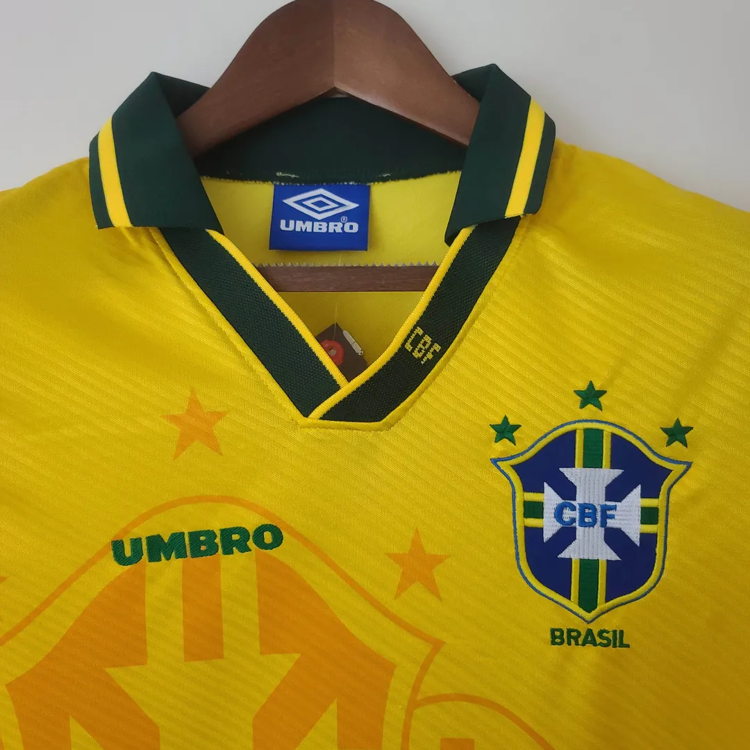 Koszulka Retro Brazylii domowa 1994--2