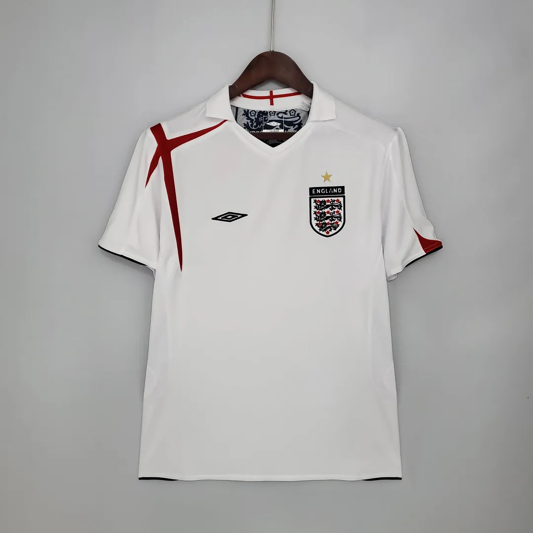 2006 Retro England Home Jersey