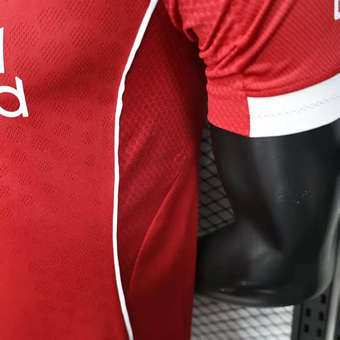 2025/2026 Player Version Liverpool Home Shirt--8
