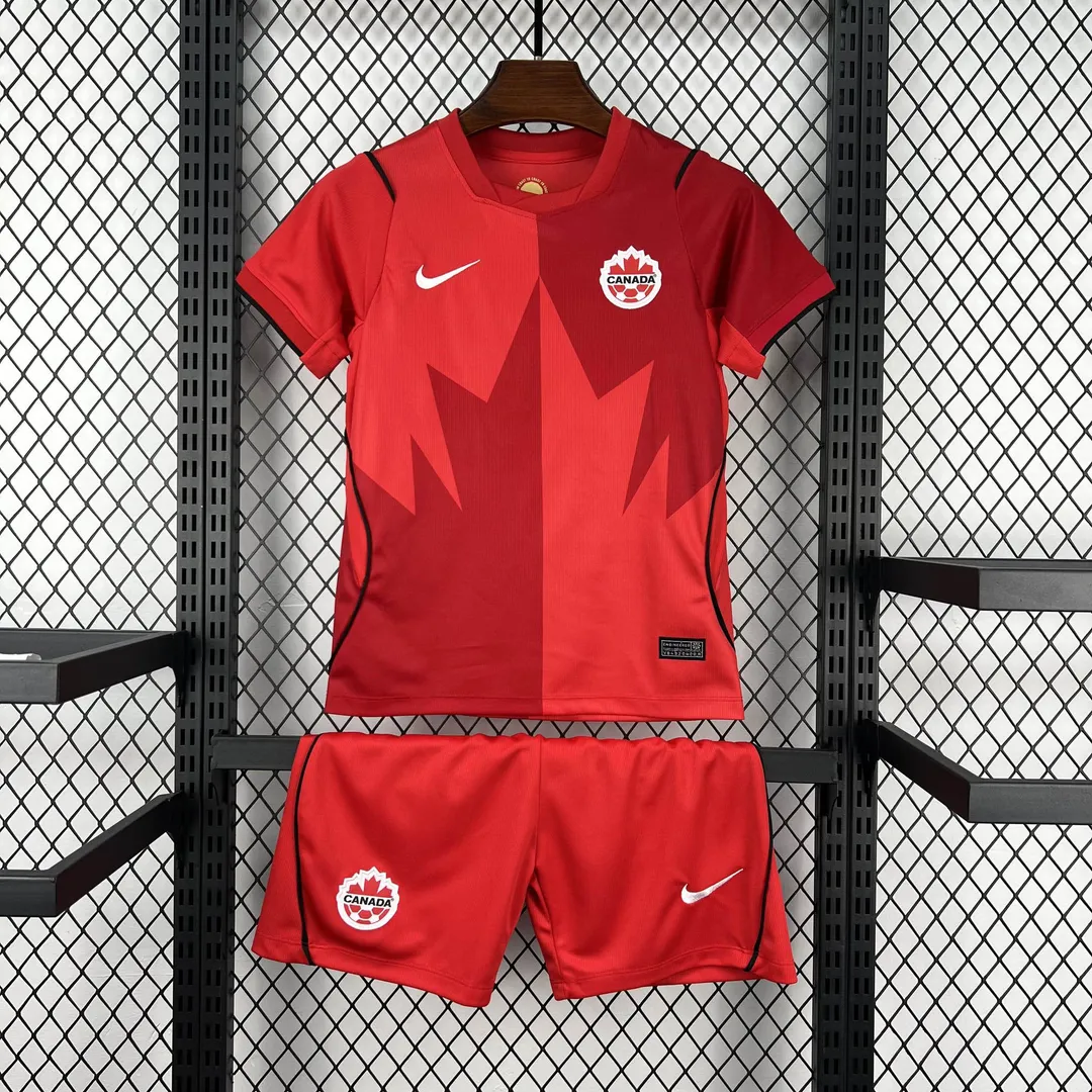 Maillot Kit Enfant Canada Domicile Coupe du Monde FIFA 2026