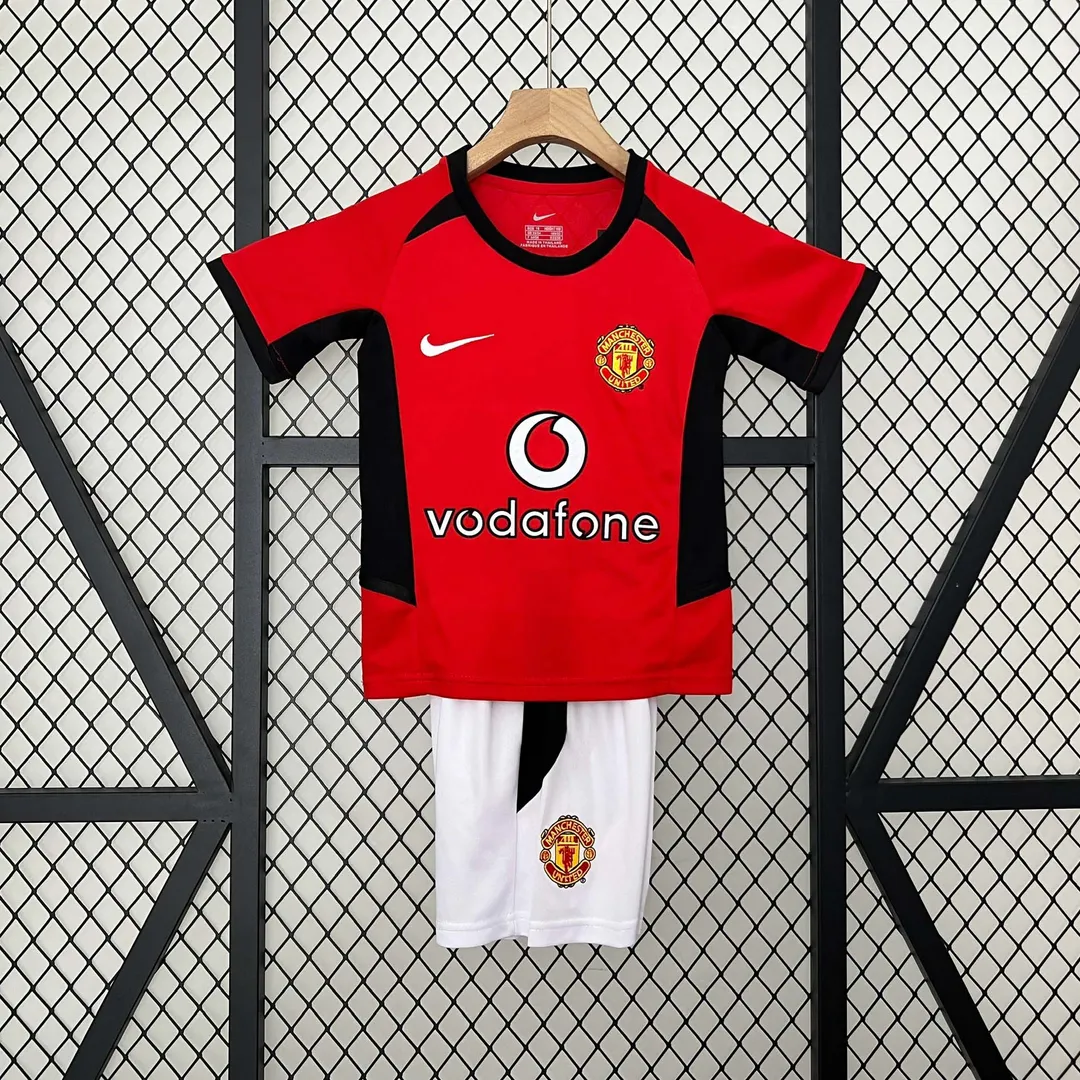 Completino Bambino Retro Manchester United Home 2002/04