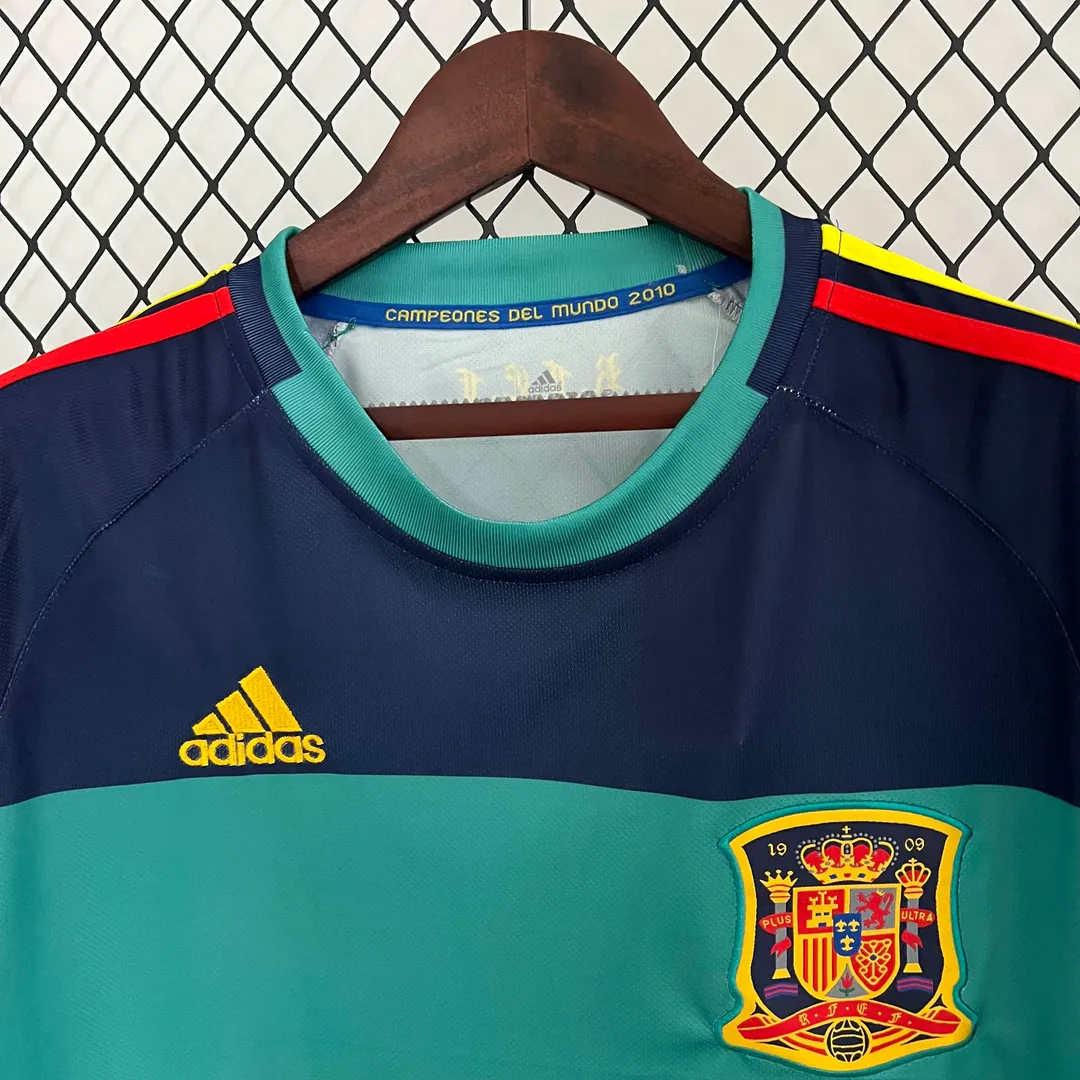 Maglia Retro Spagna Portiere 2010 Verde--2