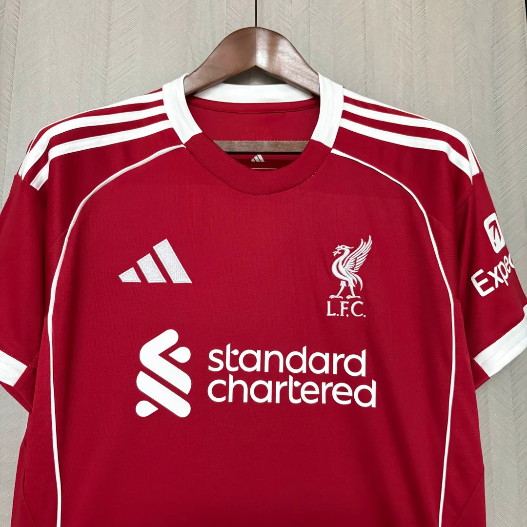 2025/2026 Liverpool Home Jersey--2
