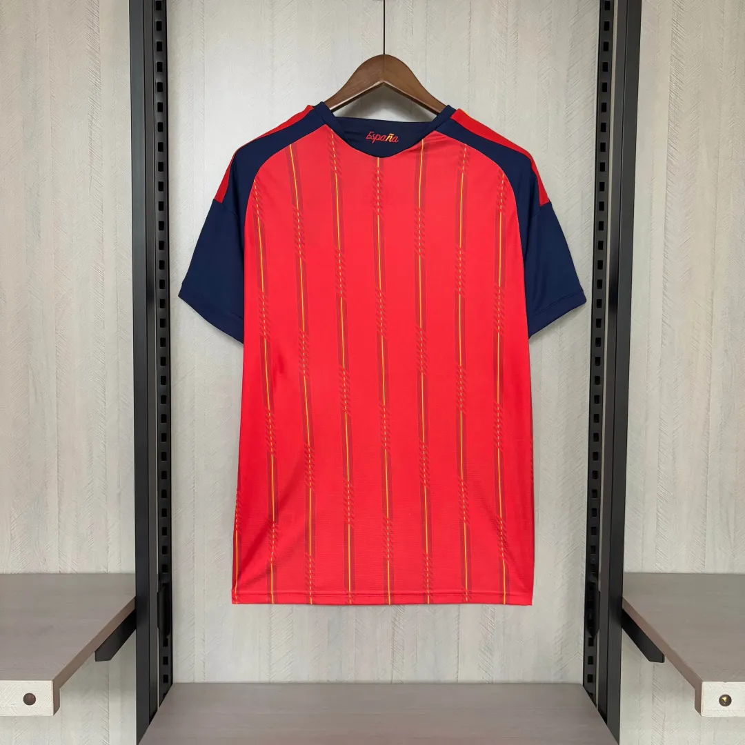 Maglia Spagna Home 2026 Campionessa Due Stelle--1