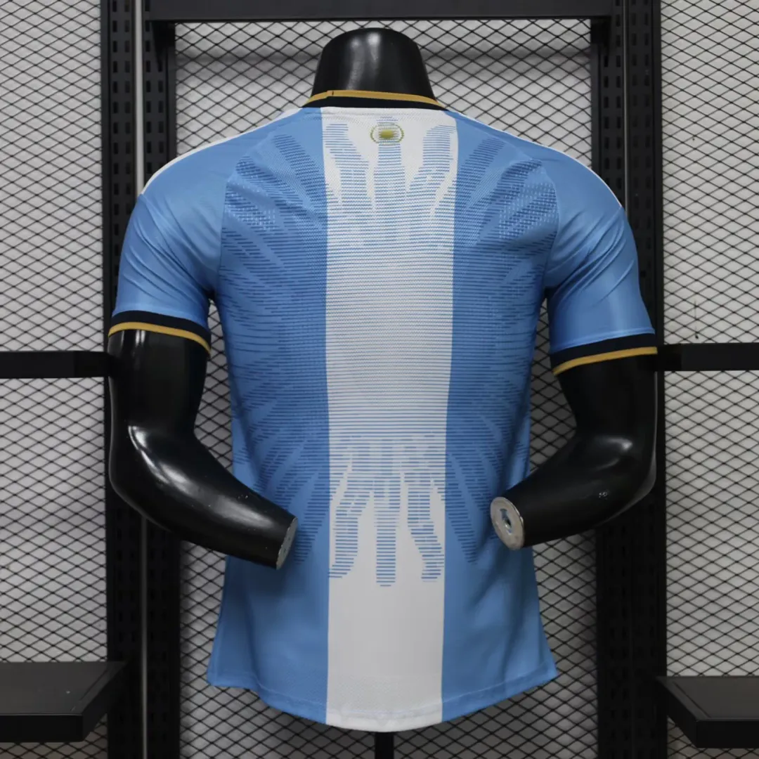 Maillot Argentine Édition Commémorative Adieu de Messi 2026 Version Player--1