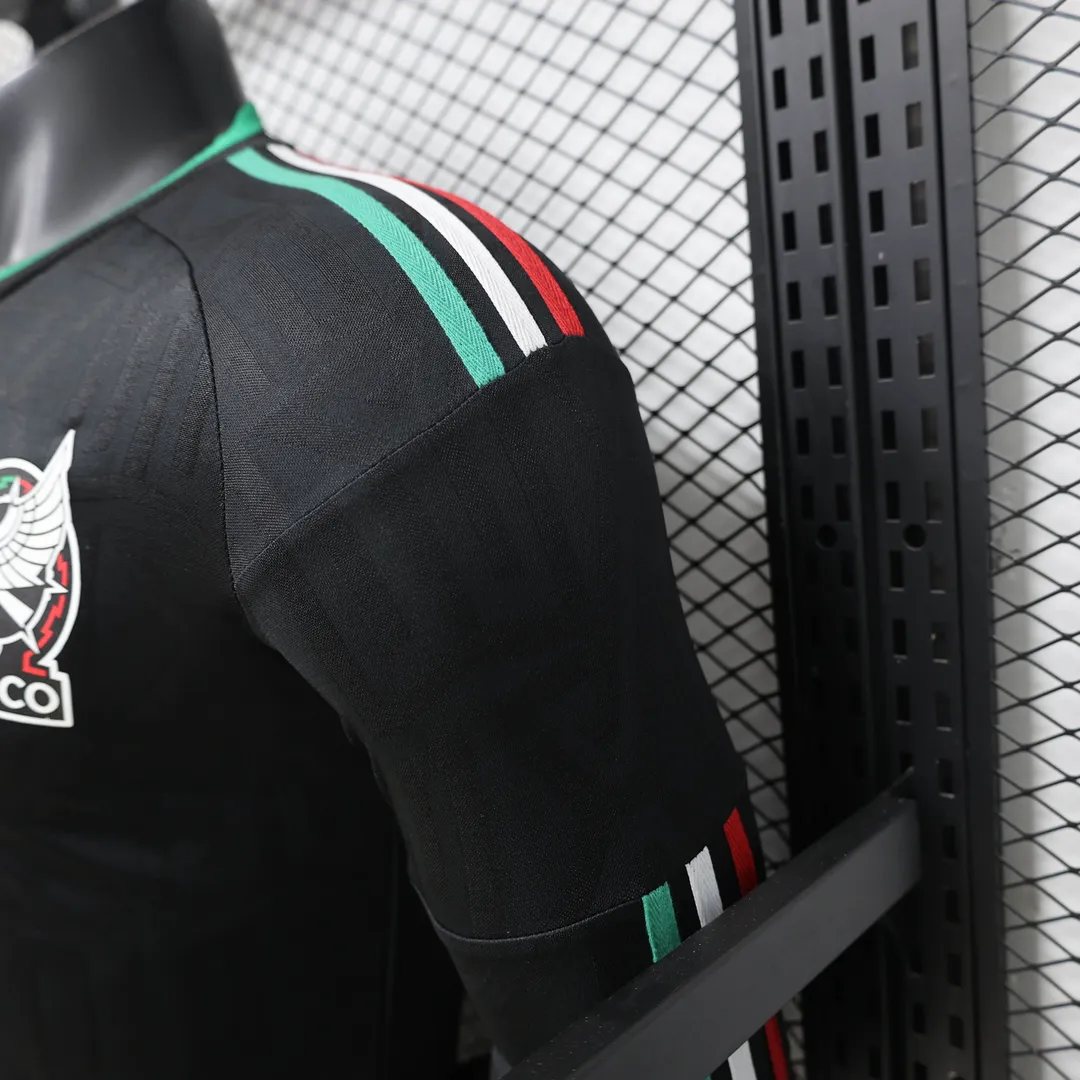 Camiseta México Tercera Equipación 2026 Versión Jugador Manga Larga--7