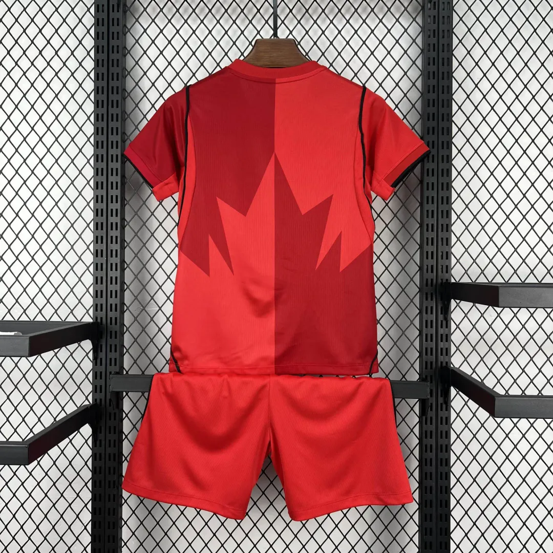 Maillot Kit Enfant Canada Domicile Coupe du Monde FIFA 2026--1
