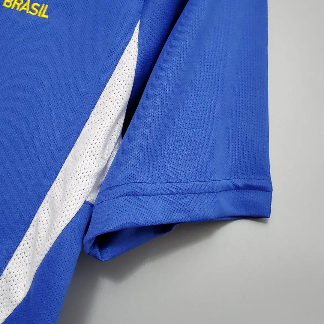 Maillot Retro Brésil Extérieur 2002--7