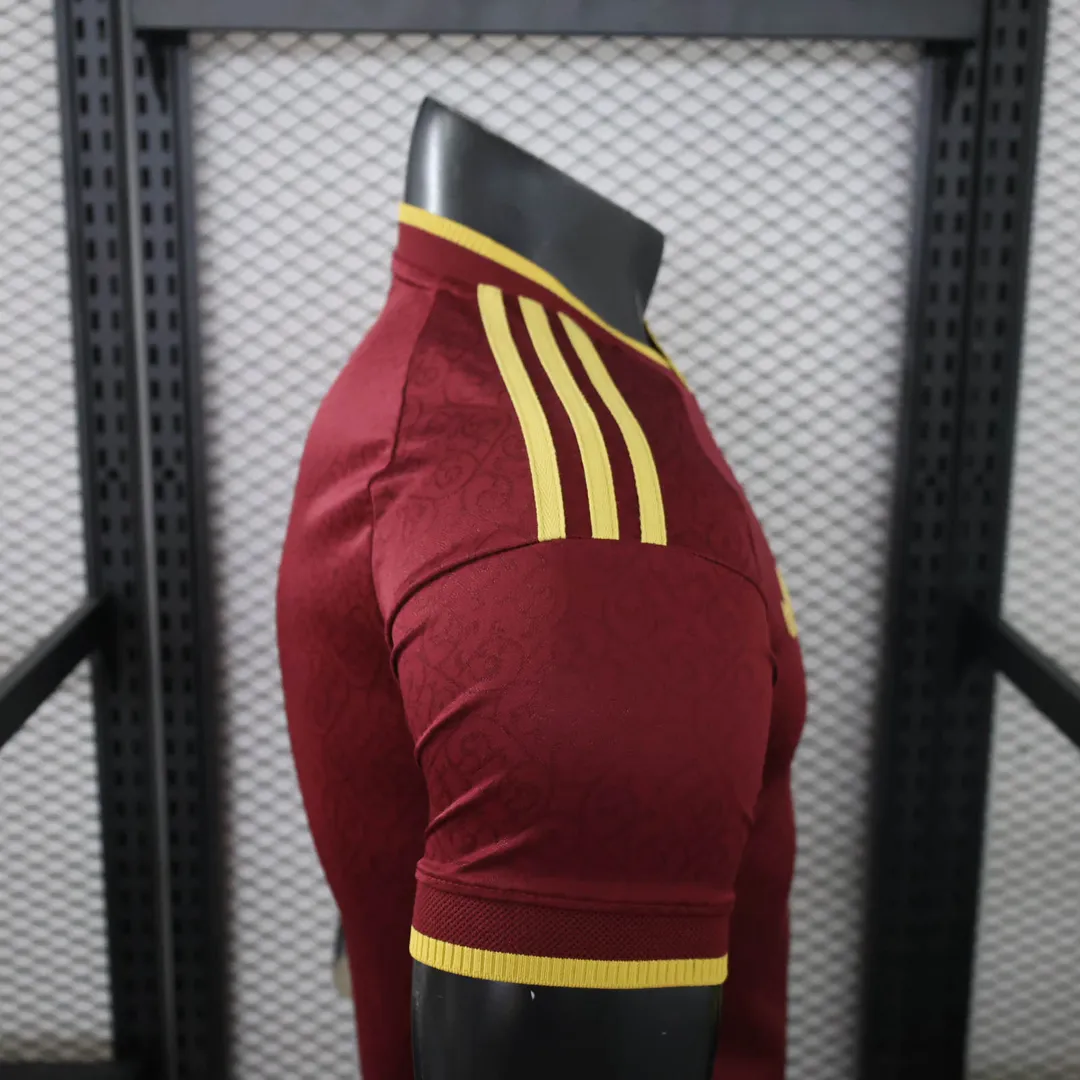 2026 Player Version Spain Special Edition Maroon Shirt--7