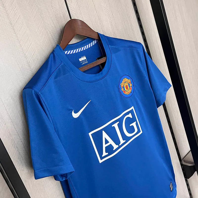 Maillot Retro Manchester United Extérieur 2007/08--3