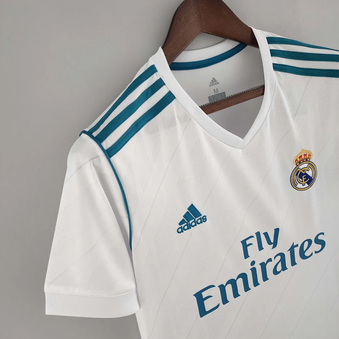 Camiseta Retro Real Madrid Primera Equipación 2017/18--4