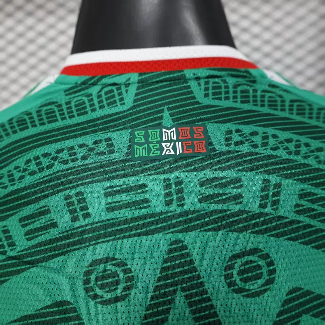 Maillot Mexique Domicile 2026 Version Player Manches Longues--3