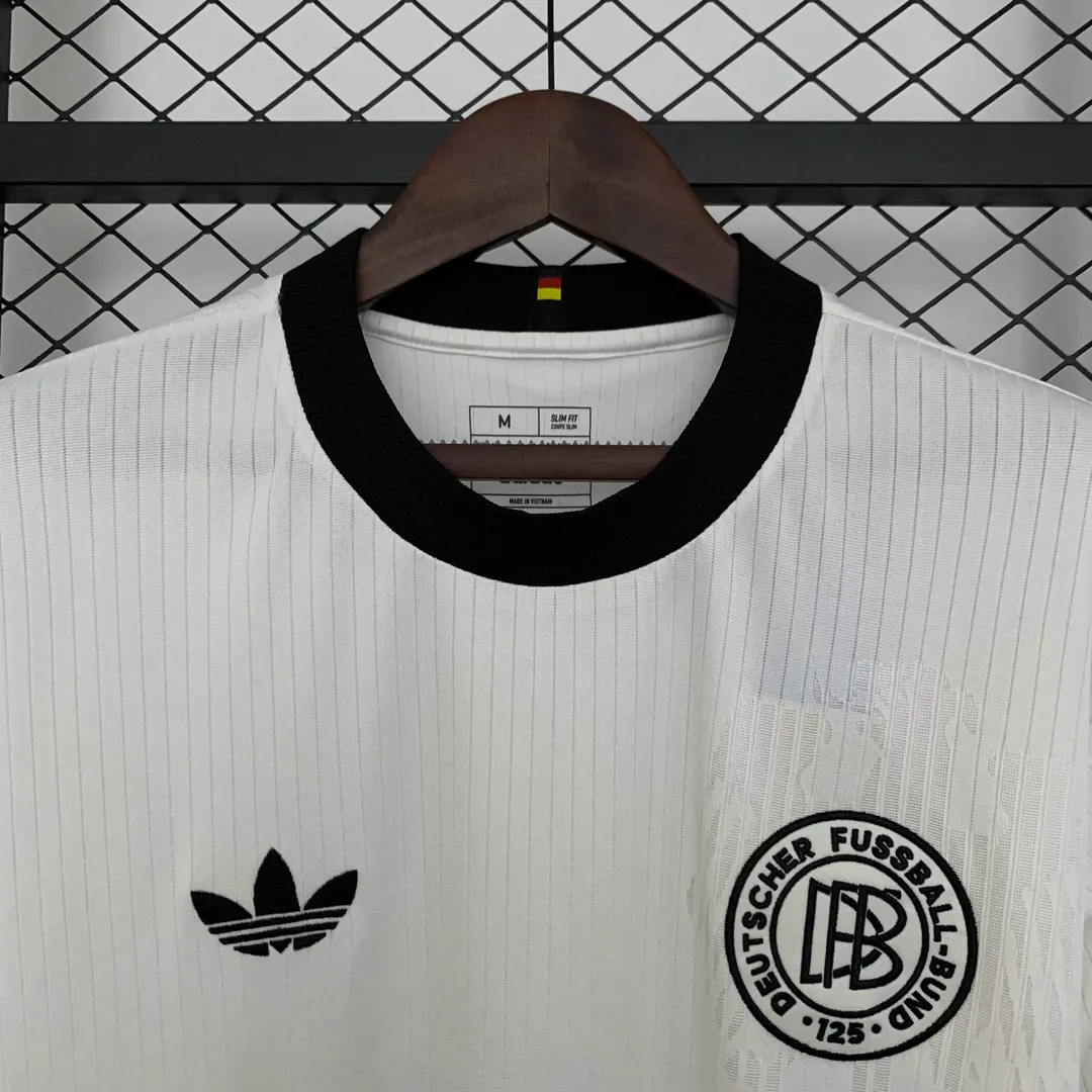 2025 Germany 125th Anniversary Edition Home White Shirt--2
