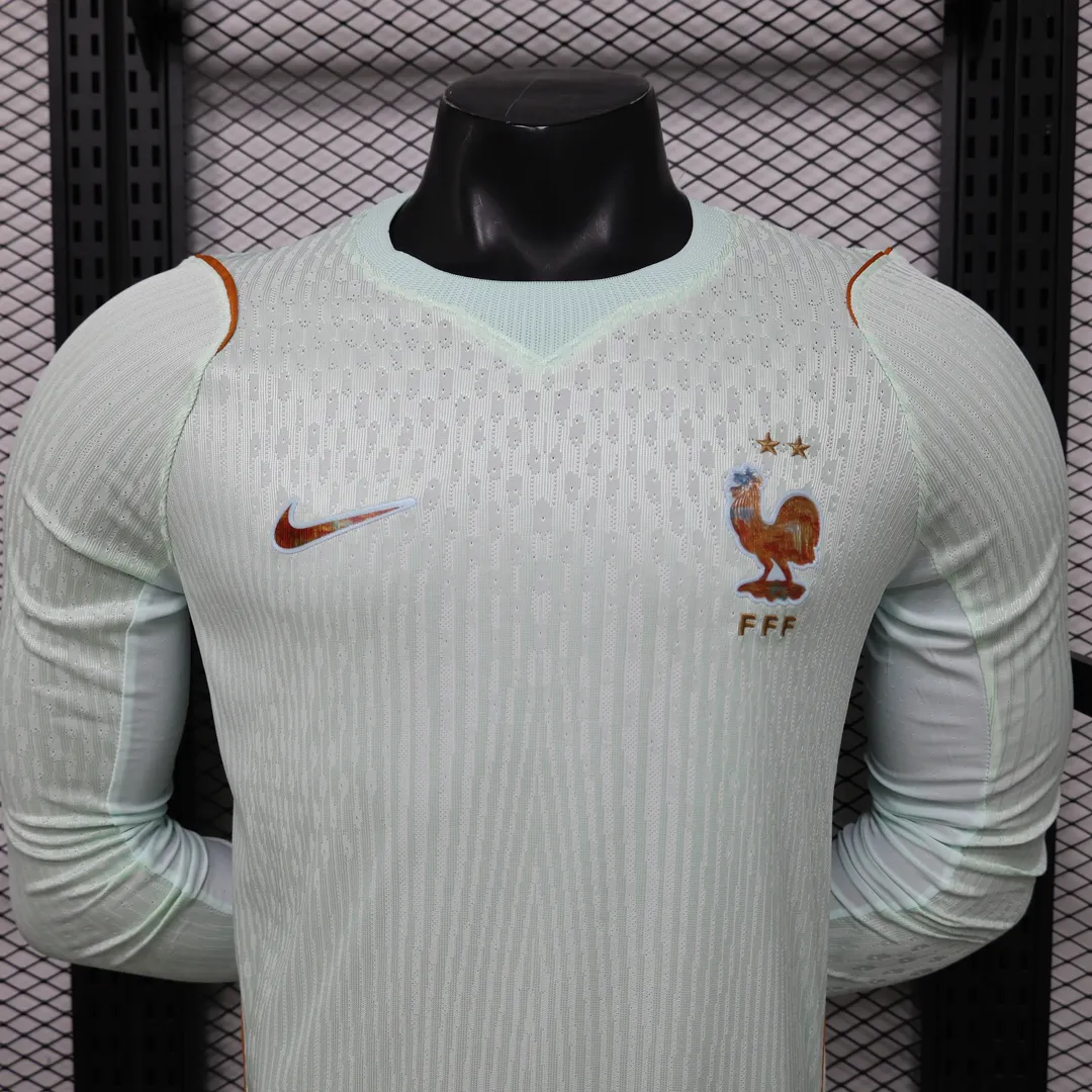 2026 Player Version Long Sleeve France Away Shirt--2