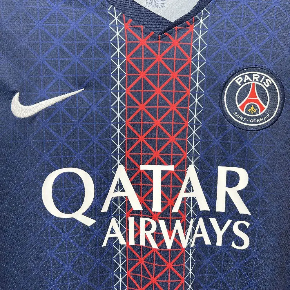 2025/2026 Long Sleeve Psg Paris Saint-Germain Home Shirt--3