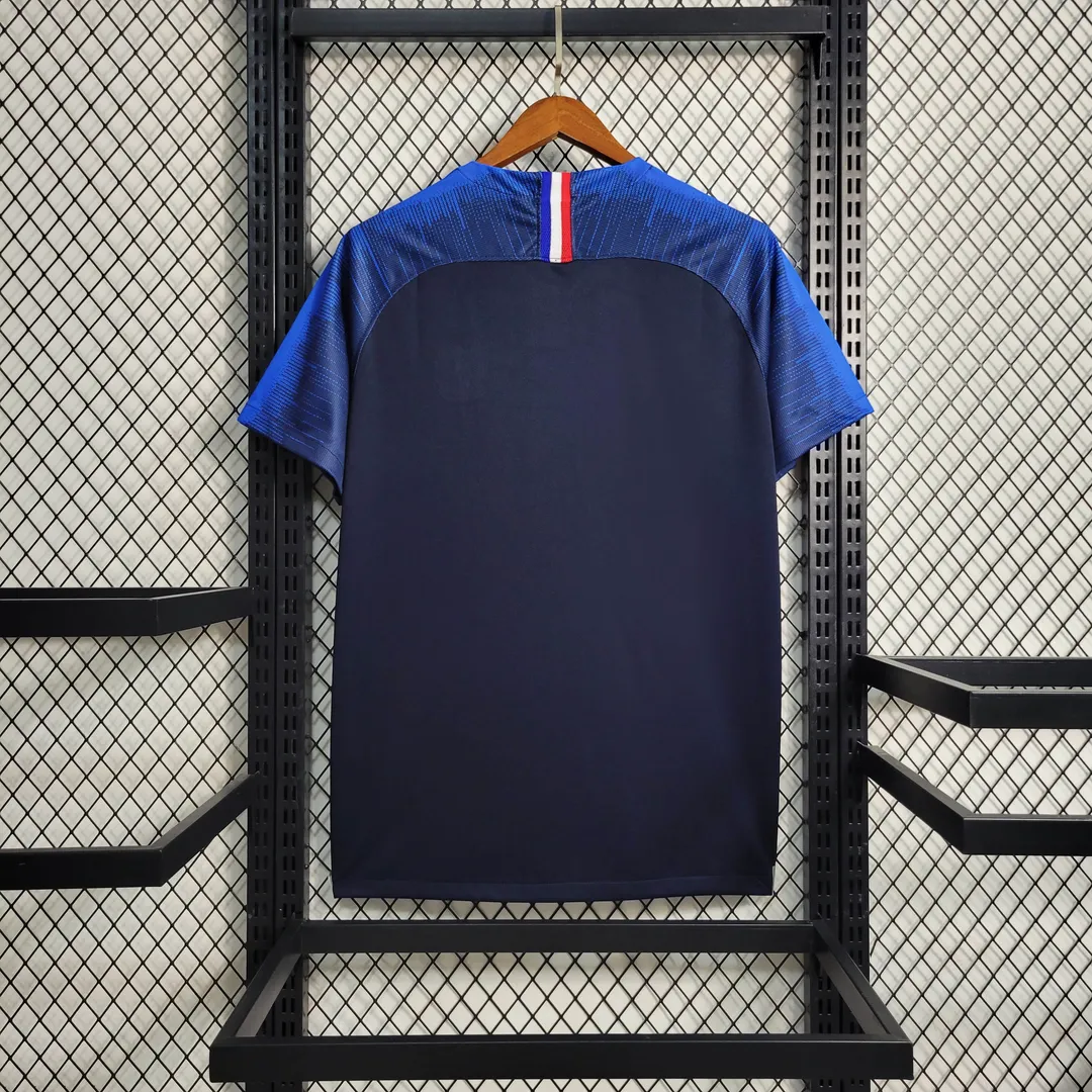 Maillot Retro France Domicile 2018--1