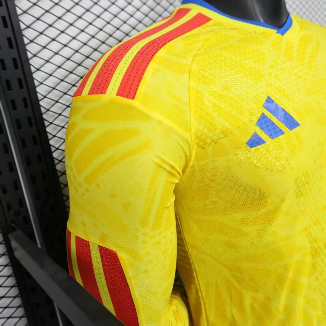 Koszulka Kolumbii domowa 2026 wersja zawodnicza z długim rękawem--6