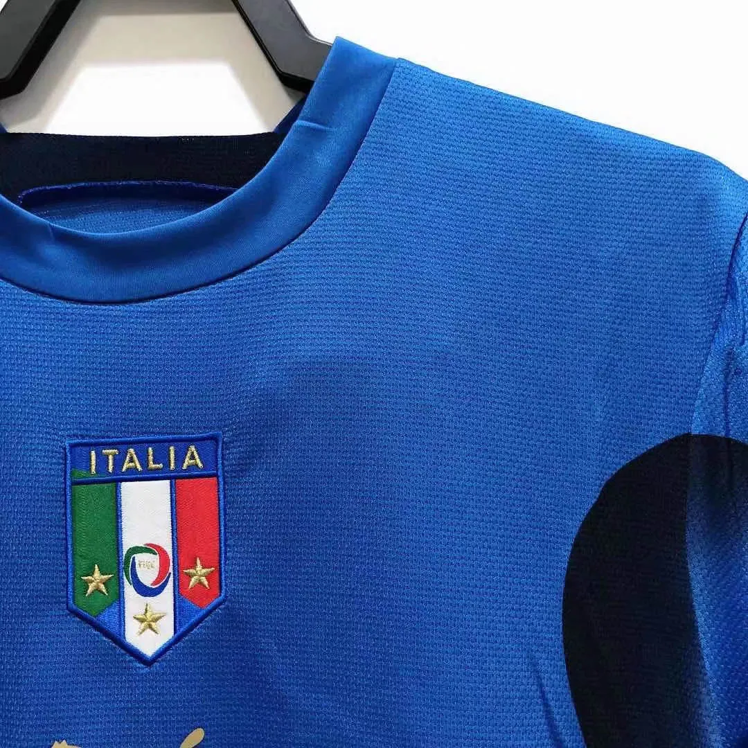 Camiseta Retro Italia Primera Equipación 2006--5