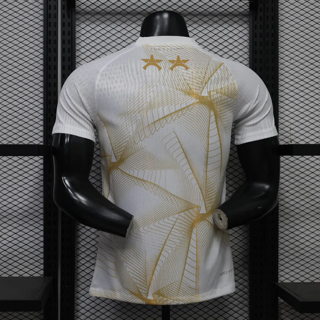 2026/2027 Player Version Psg Paris Saint-Germain Pre-Match Training Uniform White Shirt--1