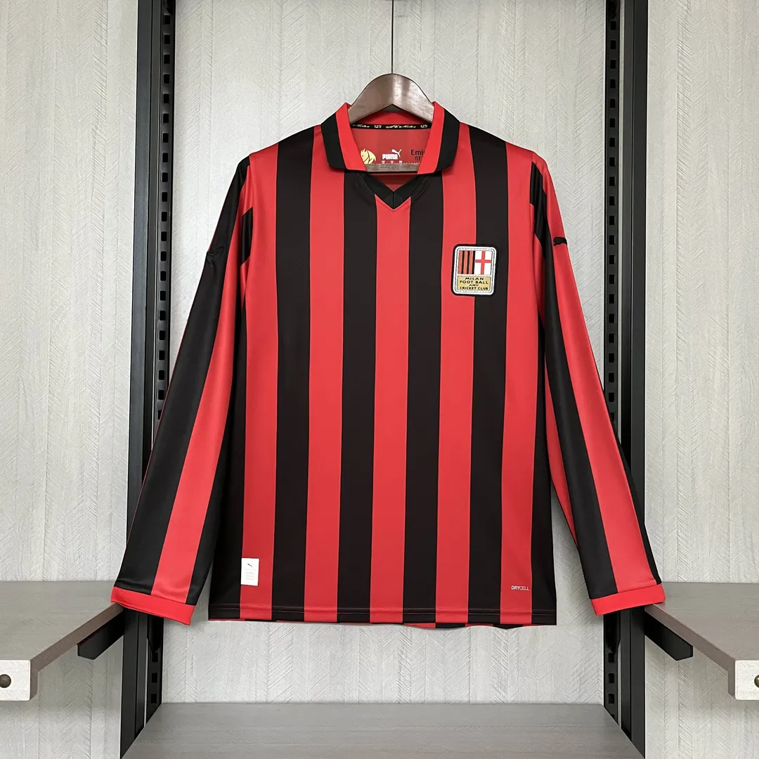 2024/2025 Long Sleeve AC Milan 125th Anniversary Jersey