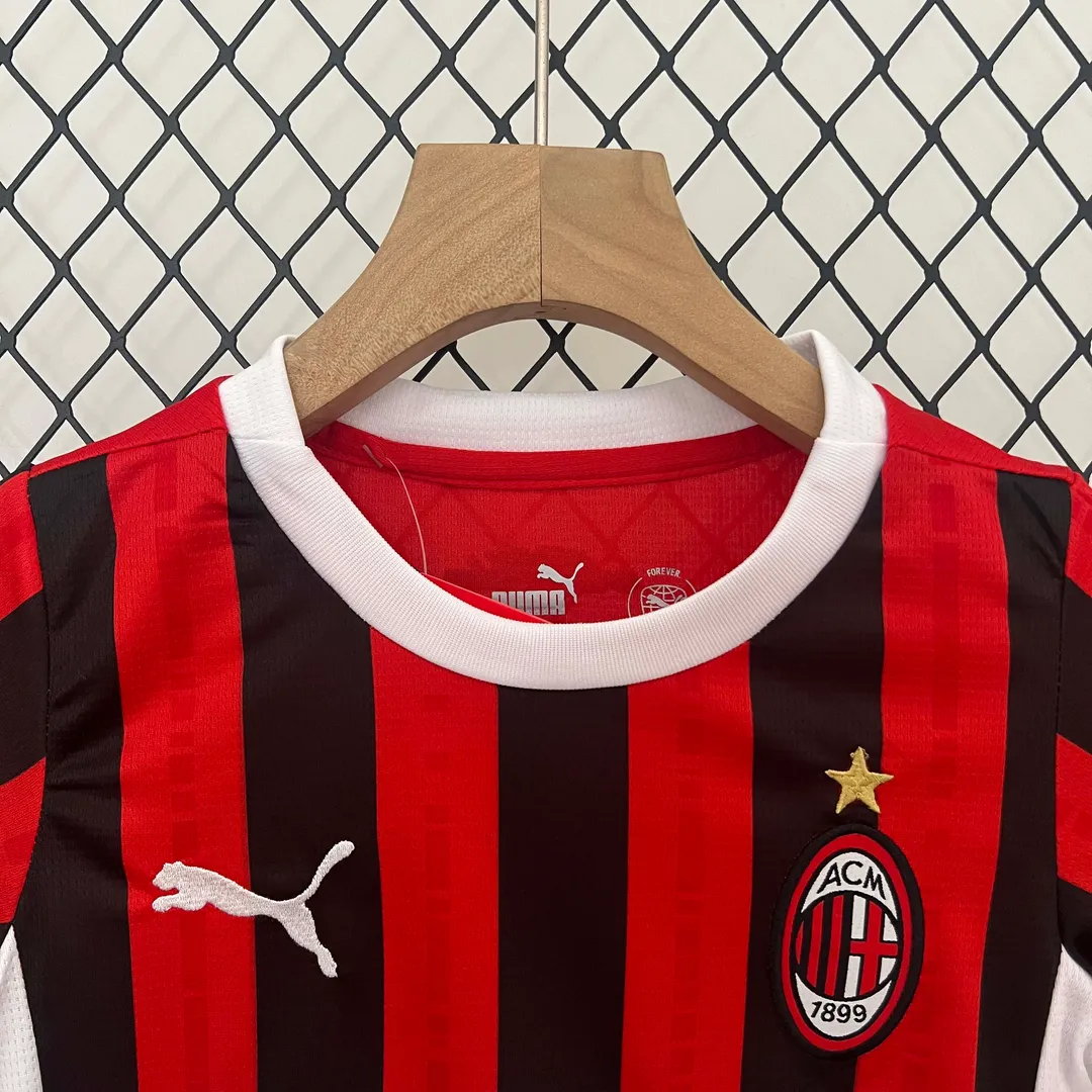 Maillot Kit Enfant AC Milan Domicile 2024/25--2