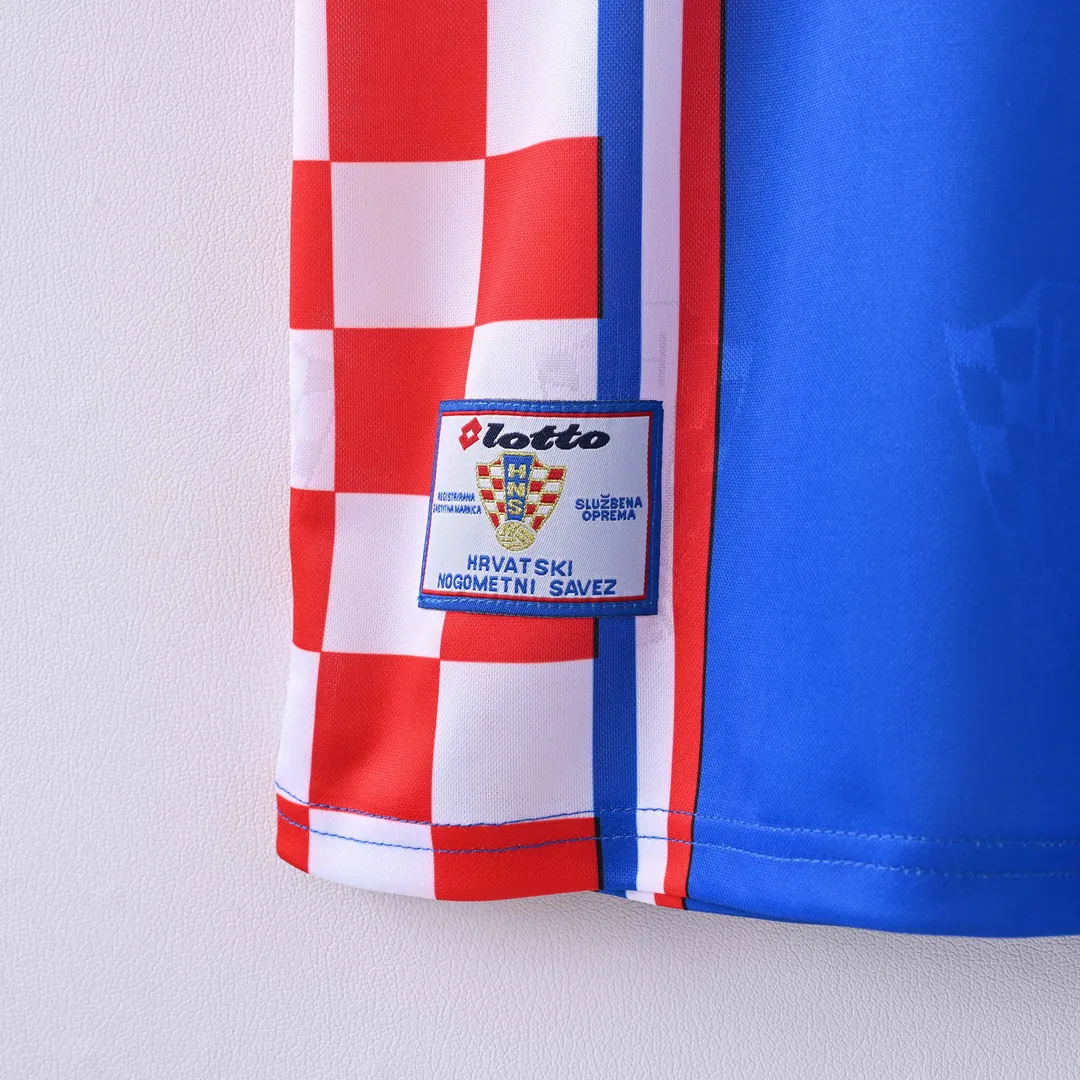 1998 Retro Croatia National Team Away Shirt--6