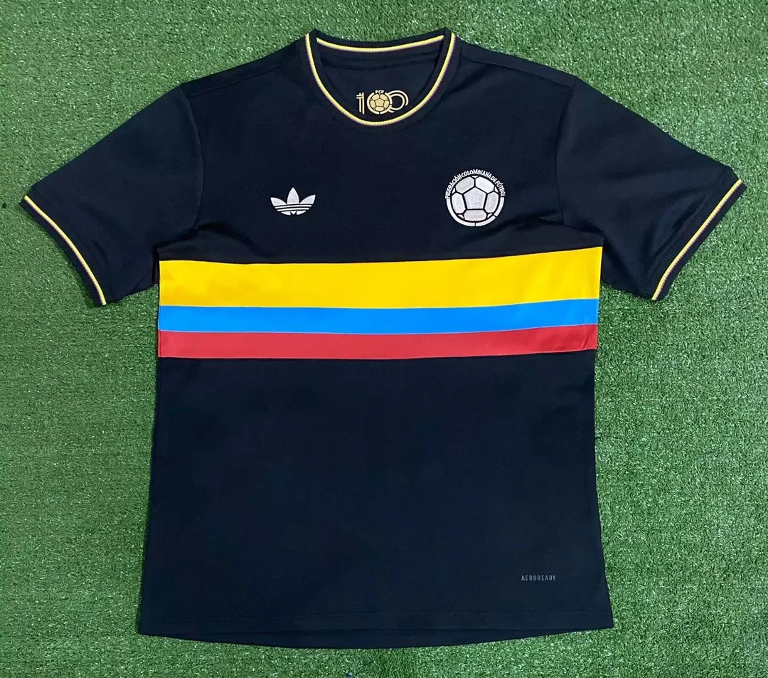 2024 Colombia 100th anniversary edition Black Shirt