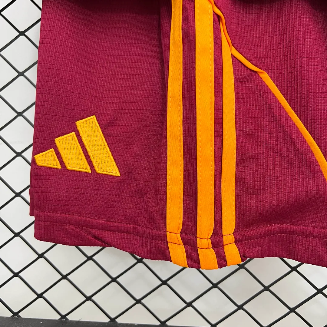 Maillot Kit Enfant AS Roma Domicile 2025/26--7