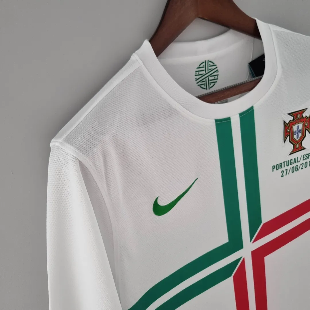 Camisola Retro Portugal Alternativa 2012 Manga Longa--5