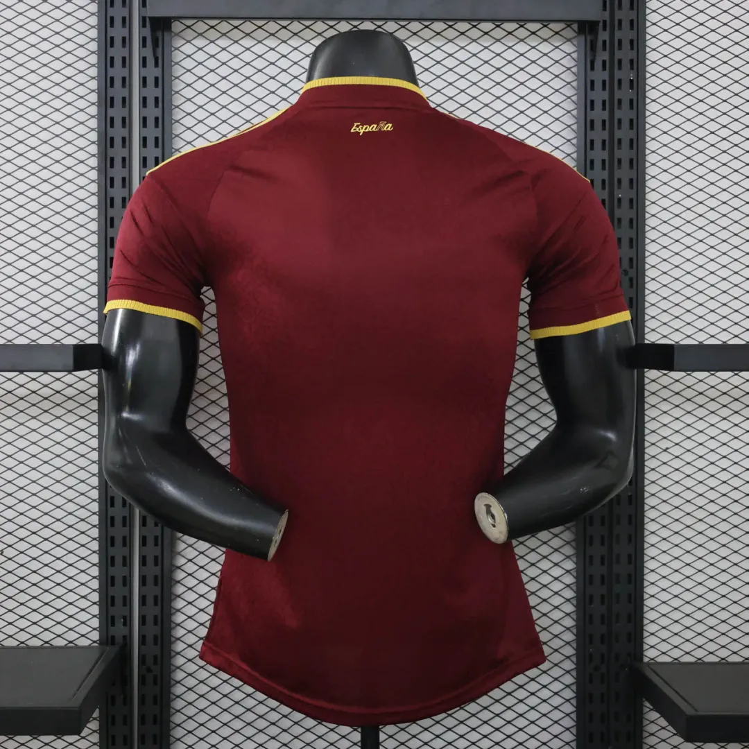 2026 Player Version Spain Special Edition Maroon Shirt--1