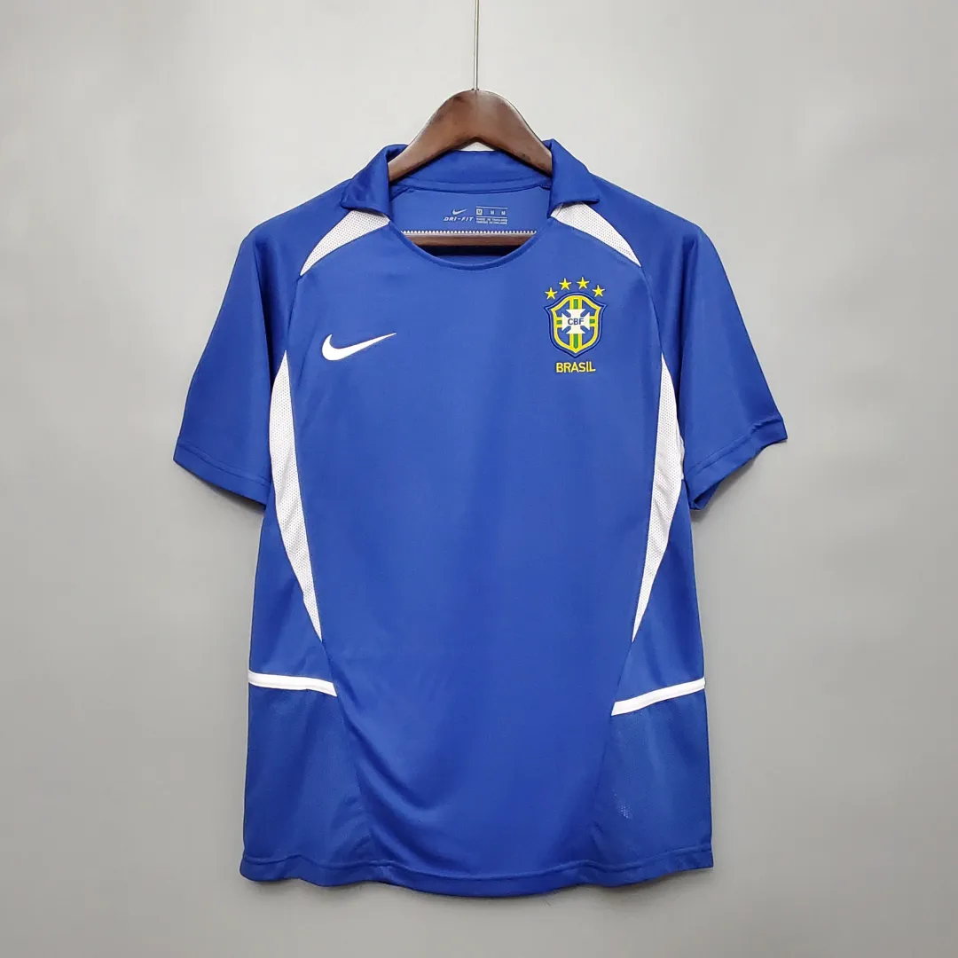Maillot Retro Brésil Extérieur 2002