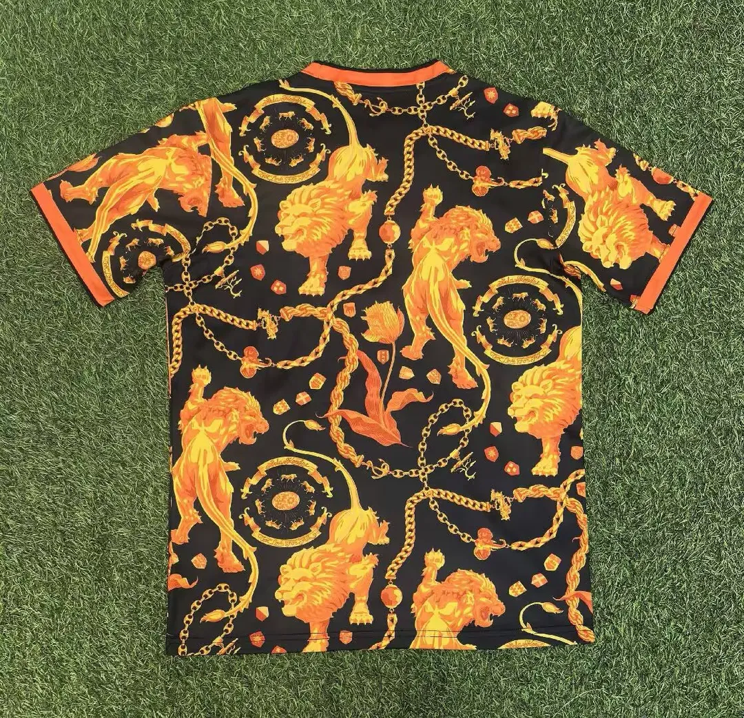Maillot Pays-Bas 2026 Collaboration Noir et Orange--1