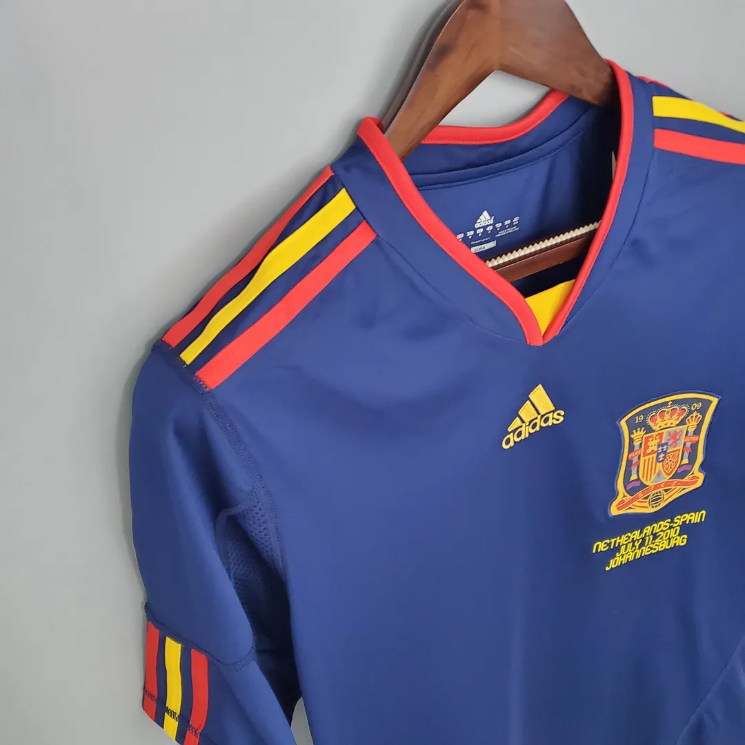 Maillot Retro Espagne Extérieur 2010--5