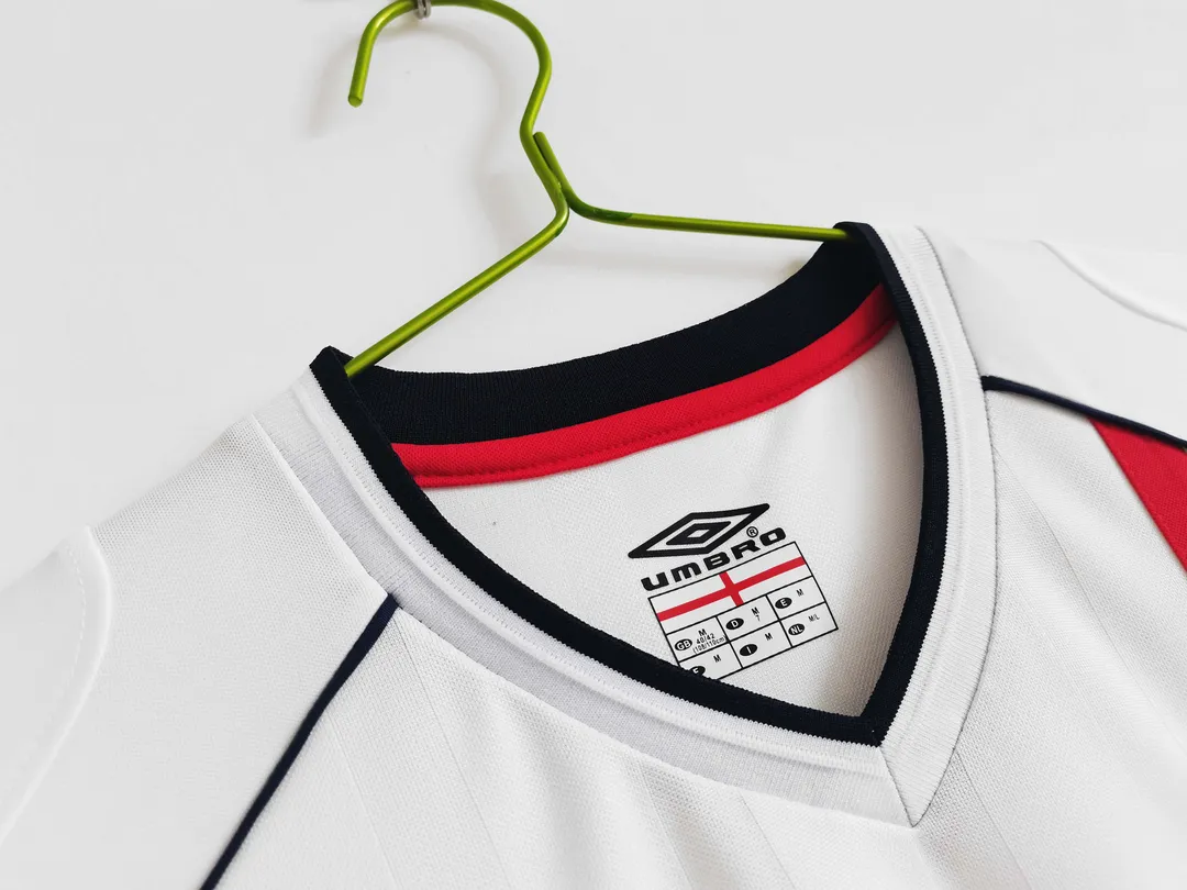 Maillot Retro Angleterre Domicile 2002--4