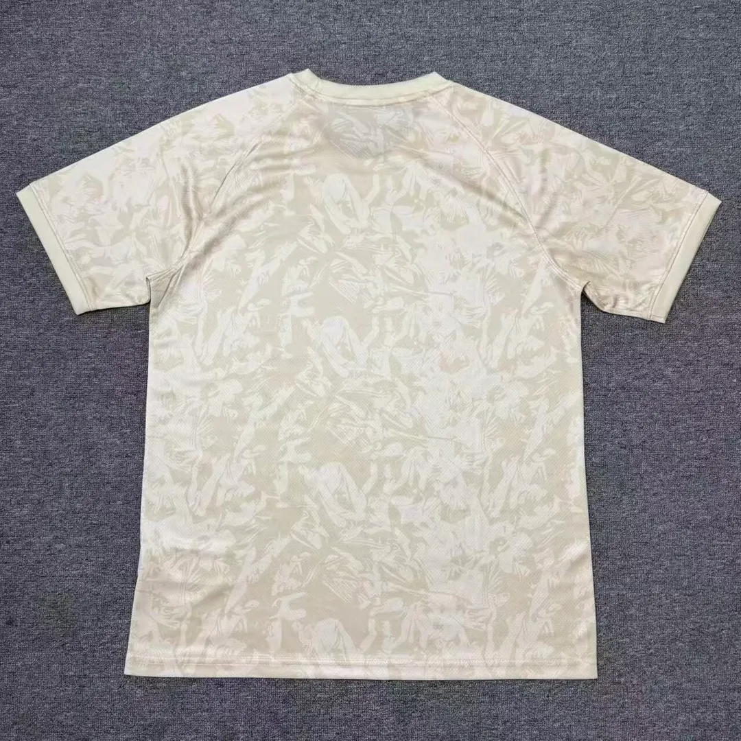 2026/2027 Psg Paris Saint-Germain Training Beige Shirt--1
