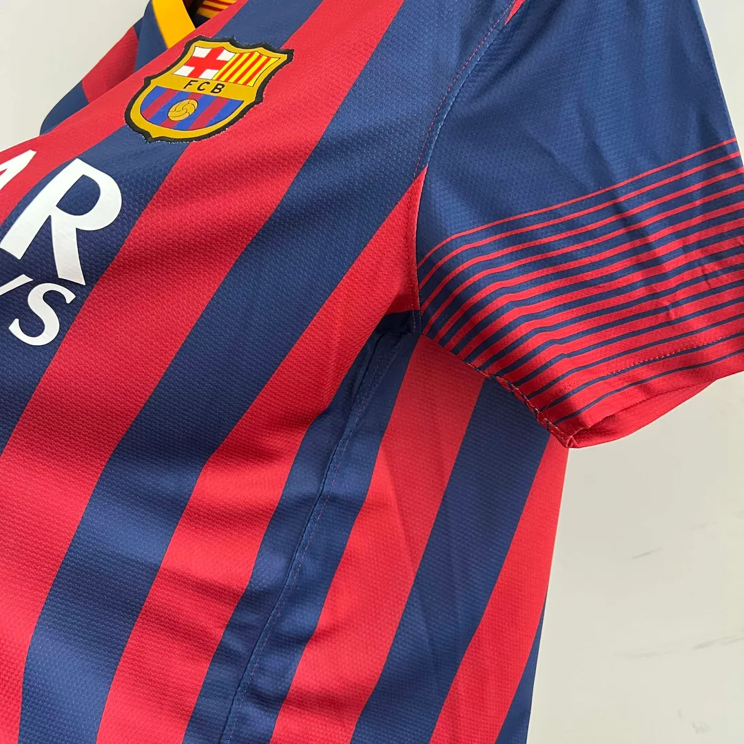 Maillot Retro Barcelone Domicile 2013/14--7
