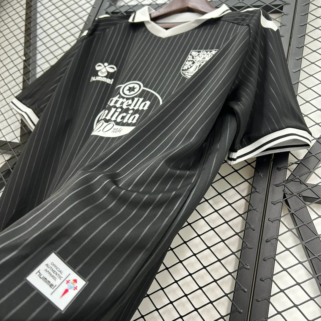 2024/2025 RC Celta de Vigo Oliveira Dos Cen Anos Special Edition Black Shirt--6