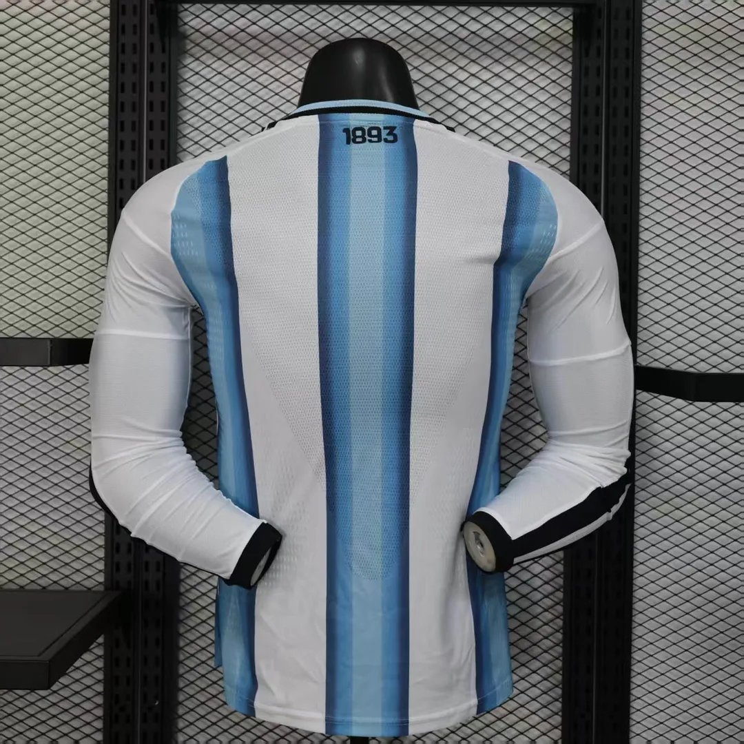 Maglia Argentina Home 2026 Player Version Maniche Lunghe--1