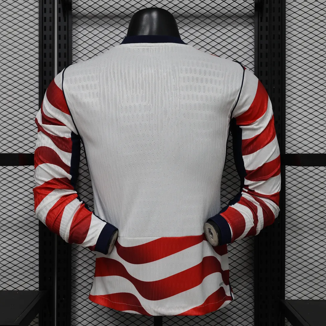 Maillot États-Unis Domicile 2026 Version Player Manches Longues--1